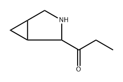 1-(3-Azabicyclo[3.1.0]hexan-2-yl)propan-1-one Structure