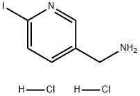 3-Pyridinemethanamine, 6-iodo-, hydrochloride (1:2) 구조식 이미지