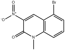 5-Bromo-1-methyl-3-nitroquinolin-2(1H)-one Structure