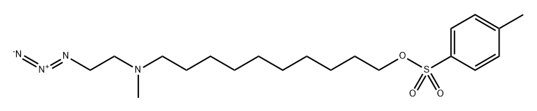 10-((2-Azidoethyl)(methyl)amino)decyl 4-methylbenzenesulfonate Structure