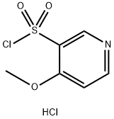 3-Pyridinesulfonyl chloride, 4-methoxy-, hydrochloride (1:1) Structure