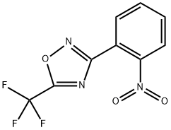 3-(2-nitrophenyl)-5-(trifluoromethyl)-1,2,4-oxadiazole Structure