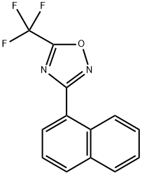 3-(naphthalen-1-yl)-5-(trifluoromethyl)-1,2,4-oxadiazole Structure