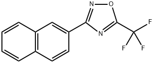 3-(naphthalen-2-yl)-5-(trifluoromethyl)-1,2,4-oxadiazole Structure