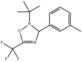 2-(tert-butyl)-3-(m-tolyl)-5-(trifluoromethyl)-2,3-dihydro-1,2,4-oxadiazole Structure