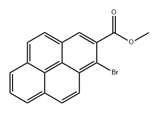 Methyl 1-bromopyrene-2-carboxylate Structure