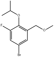 5-Bromo-1-fluoro-2-isopropoxy-3-(methoxymethyl)benzene Structure