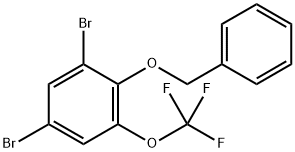 2-(Benzyloxy)-1,5-dibromo-3-(trifluoromethoxy)benzene Structure