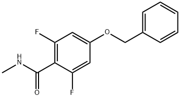 4-(benzyloxy)-2,6-difluoro-N-methylbenzamide Structure