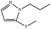 5-(Methylthio)-1-propyl-1H-pyrazole Structure