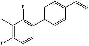 2',4'-Difluoro-3'-methyl-[1,1'-biphenyl]-4-carbaldehyde Structure