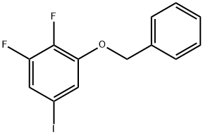 1-(Benzyloxy)-2,3-difluoro-5-iodobenzene Structure