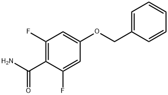 4-(benzyloxy)-2,6-difluorobenzamide Structure