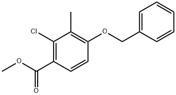 Methyl 4-(benzyloxy)-2-chloro-3-methylbenzoate Structure