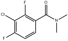 3-Chloro-2,4-difluoro-N,N-dimethylbenzamide Structure