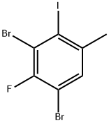 1,3-Dibromo-2-fluoro-4-iodo-5-methylbenzene Structure