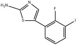 5-(2-Fluoro-3-iodophenyl)thiazol-2-amine Structure