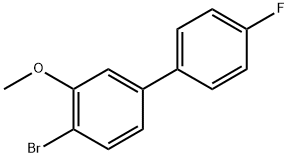 4-Bromo-4'-fluoro-3-methoxy-1,1'-biphenyl Structure