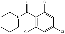 Piperidin-1-yl(2,4,6-trichlorophenyl)methanone 구조식 이미지