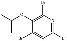 2,4,6-Tribromo-3-isopropoxypyridine Structure