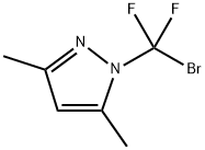 1-(Bromodifluoromethyl)-3,5-dimethyl-1H-pyrazole Structure