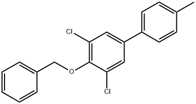 4-(Benzyloxy)-3,5-dichloro-4'-methyl-1,1'-biphenyl Structure