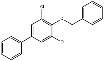 4-(Benzyloxy)-3,5-dichloro-1,1'-biphenyl Structure