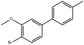 4-Bromo-3-methoxy-4'-methyl-1,1'-biphenyl Structure