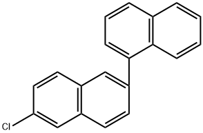 6'-Chloro-1,2'-binaphthalene Structure