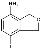 7-Iodo-1,3-dihydroisobenzofuran-4-amine 구조식 이미지