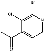 1-(2-Bromo-3-chloropyridin-4-yl)ethanone Structure