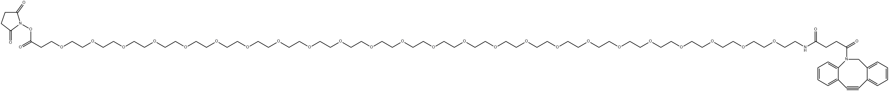 DBCO-PEG24-NHS ester Structure