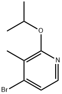 4-bromo-2-isopropoxy-3-methylpyridine Structure