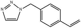 1-[(4-ethenylphenyl)methyl]-1H-1,2,3-Triazole Structure