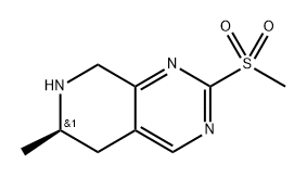 (R)-6-Methyl-2-(methylsulfonyl)-5,6,7,8-tetrahydropyrido[3,4-d]pyrimidine 구조식 이미지