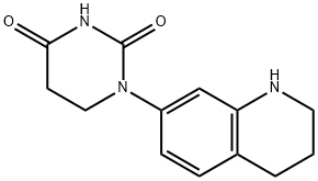 1-(1,2,3,4-Tetrahydroquinolin-7-yl)dihydropyrimidine-2,4(1H,3H)-dione 구조식 이미지