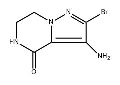 3-Amino-2-bromo-6,7-dihydropyrazolo[1,5-a]pyrazin-4(5H)-one Structure