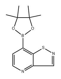 7-(4,4,5,5-Tetramethyl-1,3,2-dioxaborolan-2-yl)isothiazolo[4,5-b]pyridine Structure