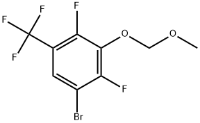 1-Bromo-2,4-difluoro-3-(methoxymethoxy)-5-(trifluoromethyl)benzene Structure