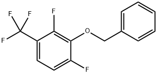 1,3-Difluoro-2-(phenylmethoxy)-4-(trifluoromethyl)benzene Structure