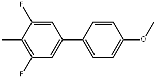 3,5-Difluoro-4'-methoxy-4-methyl-1,1'-biphenyl Structure