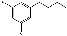 1-Bromo-3-butyl-5-chlorobenzene Structure