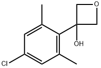 3-(4-chloro-2,6-dimethylphenyl)oxetan-3-ol Structure