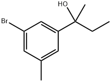 2-(3-bromo-5-methylphenyl)butan-2-ol Structure