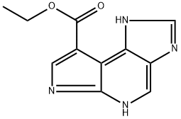 Ethyl 3,6-dihydroimidazo[4,5-d]pyrrolo[2,3-b]pyridine-8-carboxylate Structure