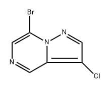 7-Bromo-3-chloropyrazolo[1,5-a]pyrazine Structure