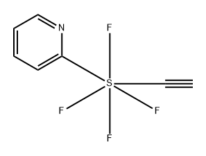 2-(Ethynyltetrafluoro-l6-sulfaneyl)pyridine Structure