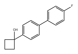 1-(4'-fluoro-[1,1'-biphenyl]-4-yl)cyclobutanol Structure