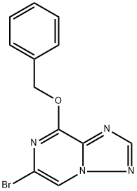 8-(Benzyloxy)-6-bromo-[1,2,4]triazolo[1,5-a]pyrazine Structure