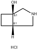 3-Azabicyclo[3.2.0]heptan-1-ol, hydrochloride (1:1), (1R,5S)- Structure